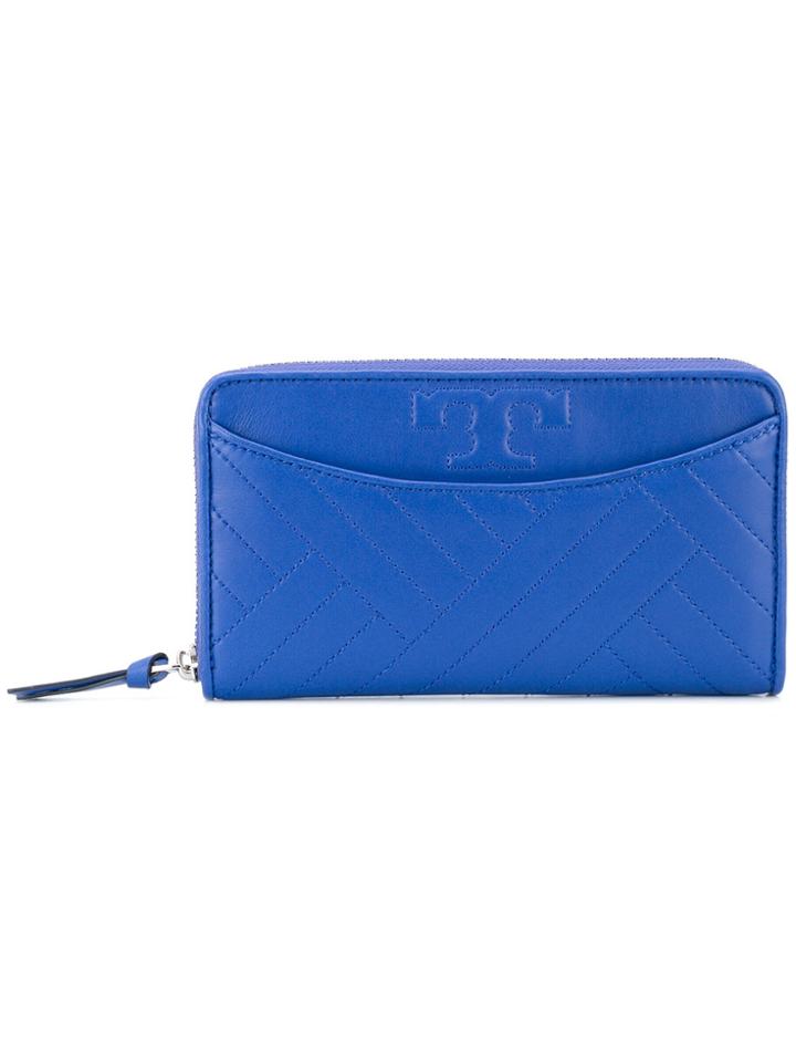 Tory Burch Alexa Zip Continental Wallet - Blue