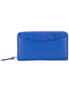 Tory Burch Alexa Zip Continental Wallet - Blue
