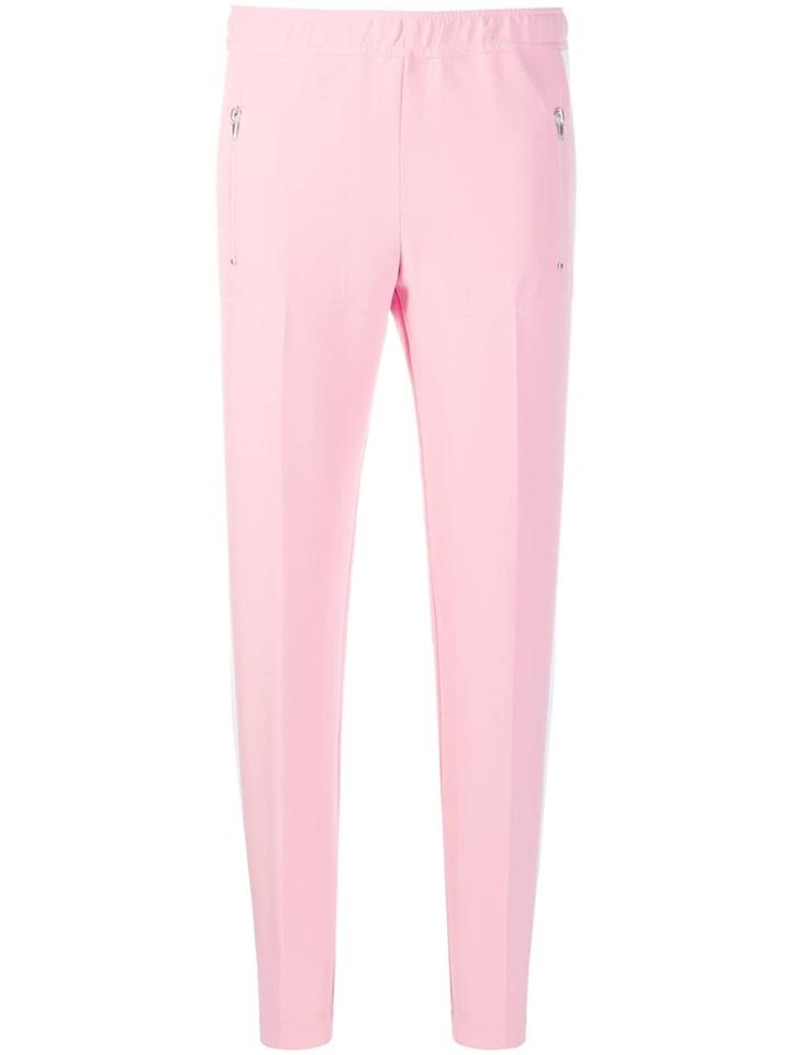 Ermanno Scervino Slim-fit Stripe Detail Trousers - Pink