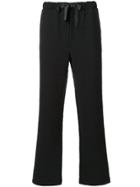 Matthew Miller Drawstring Trousers - Black