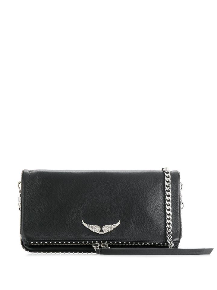 Zadig & Voltaire Studded Clutch Bag - Black