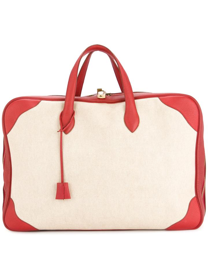 Hermès Vintage Victoria 50 Tote - Brown
