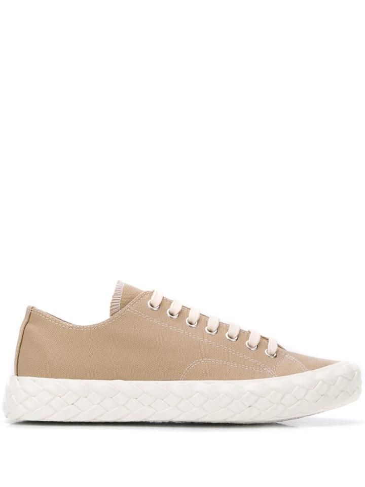 Jil Sander Lace-up Sneakers - Neutrals