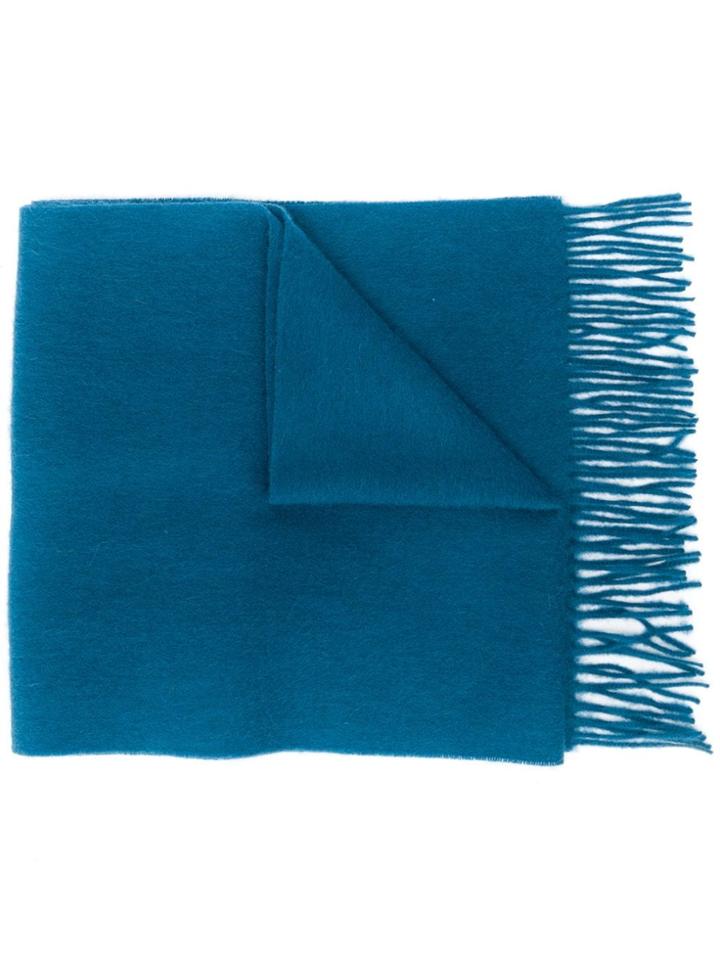 Mulberry Small Solid Scarf - Blue