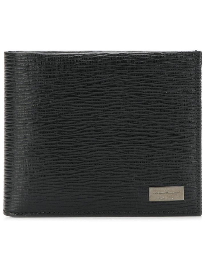 Salvatore Ferragamo Textured Wallet - Black