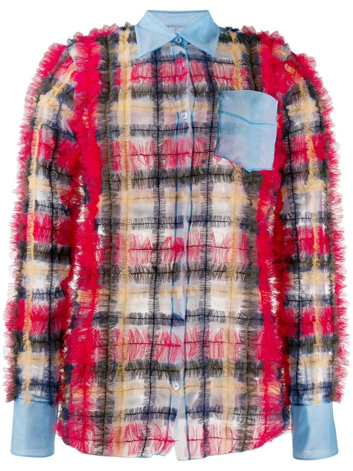 Viktor & Rolf Check-check Shirt - Blue