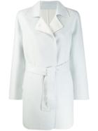 Loro Piana Wrap Style Coat - Blue
