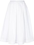 Fay Full Midi Skirt - White