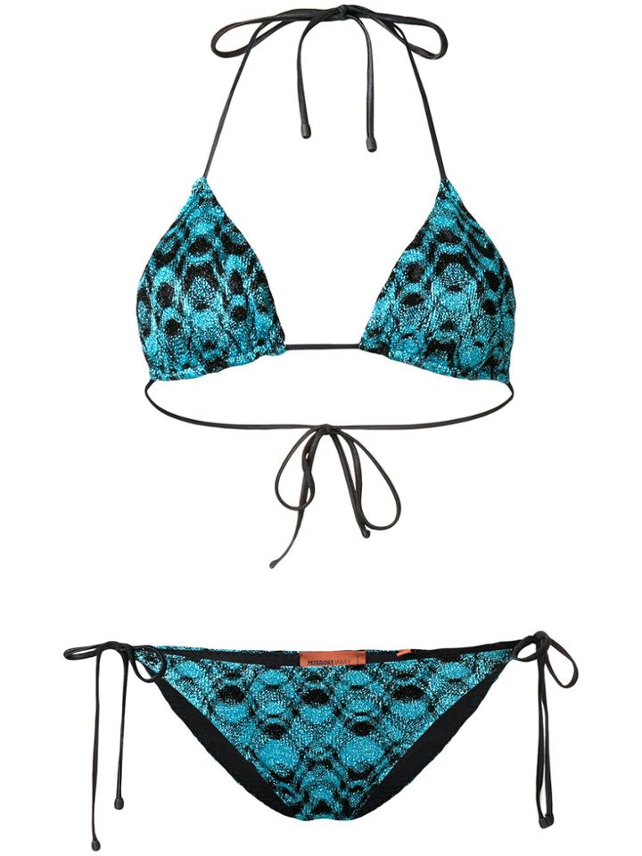 Missoni Wavy Print Bikini Set - Blue