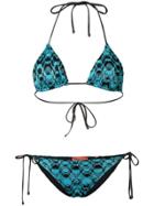 Missoni Wavy Print Bikini Set - Blue