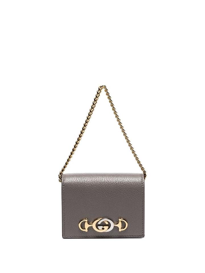 Gucci Zumi Chain Wallet - Grey