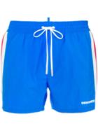 Dsquared2 Side Stripe Swim Shorts - Blue