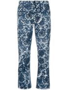 Diesel Black Gold Straight Jeans With Printed Pattern - Blue