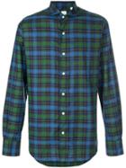 Finamore 1925 Napoli - Checked Shirt - Men - Cotton - M, Blue, Cotton