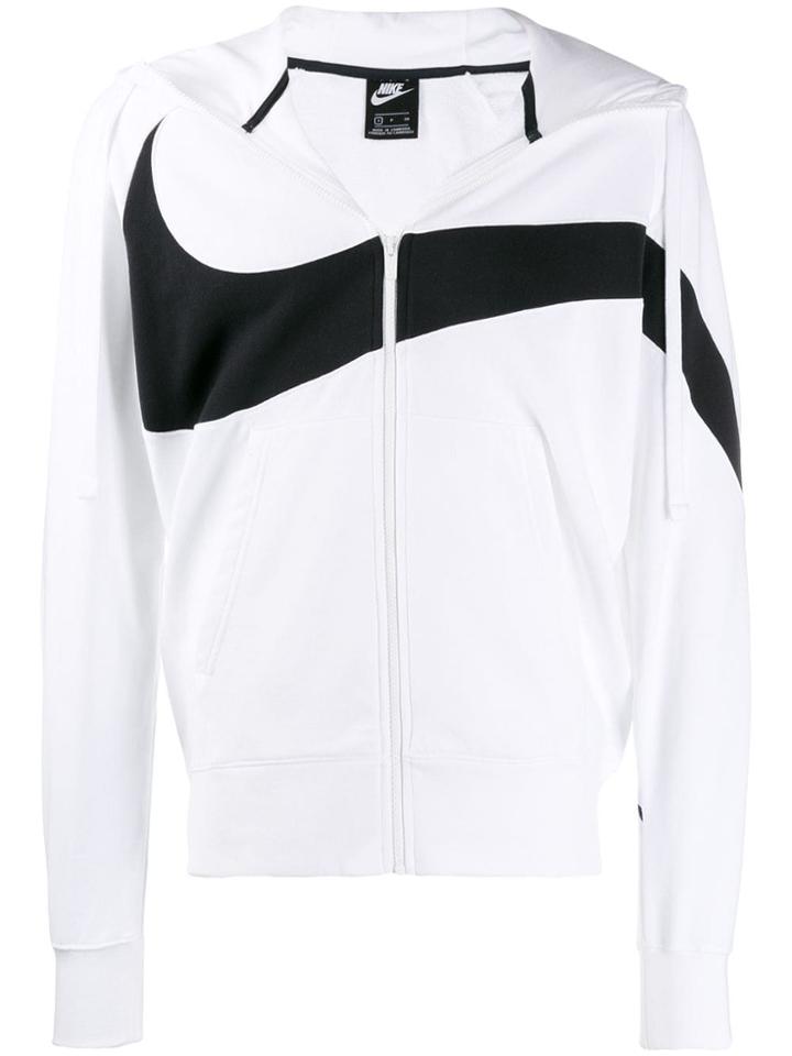 Nike Contrast Logo Jacket - White