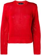 Polo Ralph Lauren Round Neck Cardigan - Red