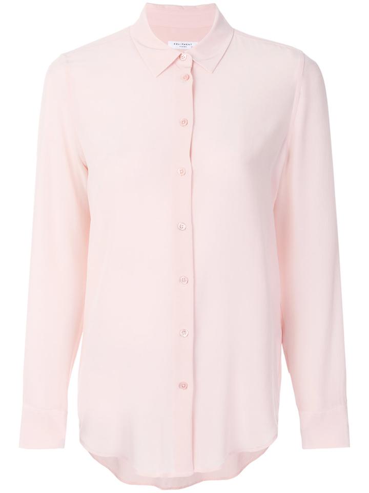 Equipment Classic Shirt - Pink & Purple