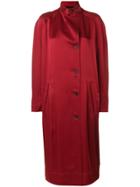 Haider Ackermann Single Breasted Coat - Red