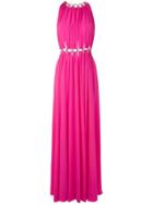 Reinaldo Lourenço Metallic Rings Gown - Pink