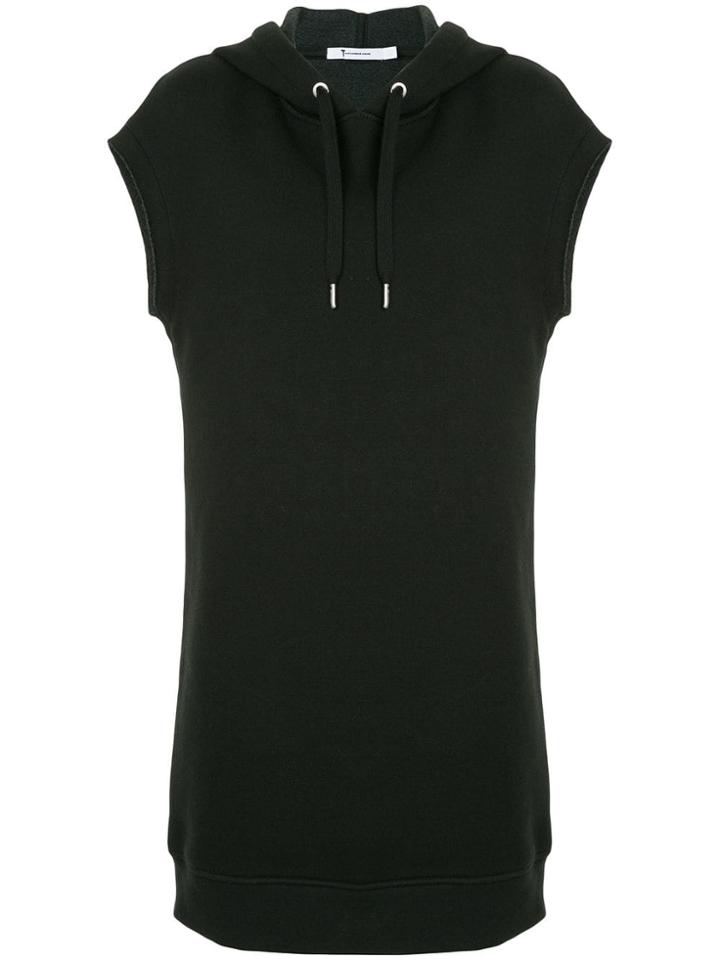 T By Alexander Wang Hooded Dress - Black