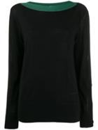 Calvin Klein Button Detail Jumper - Black