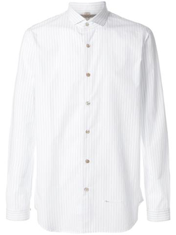 Dnl Casual Long Sleeved Shirt - White