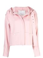 3.1 Phillip Lim Twill Hooded Jacket - Pink