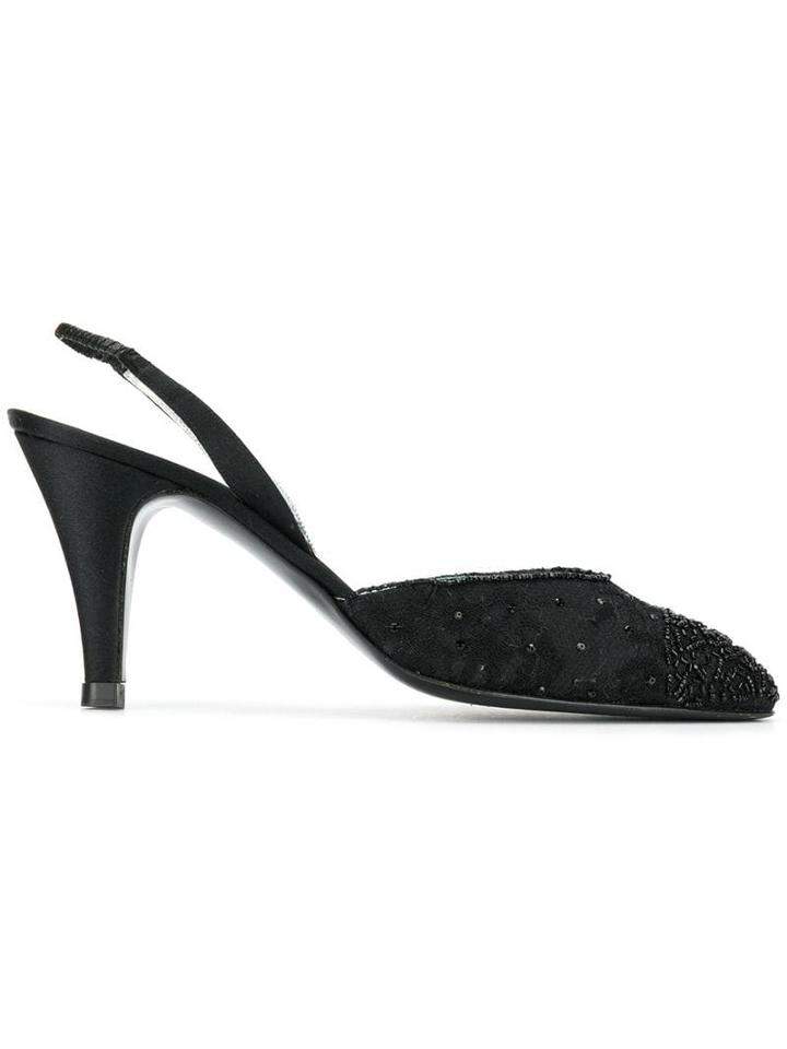 Chanel Pre-owned 1990's Slingback Pumps - Black