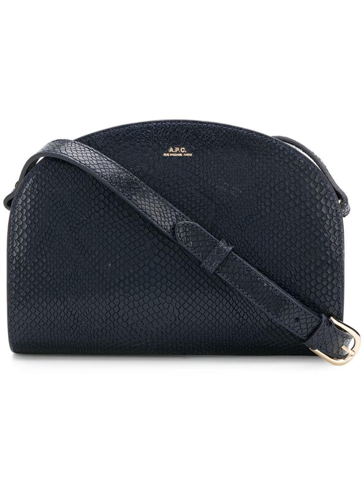 A.p.c. Demilune Bag - Blue
