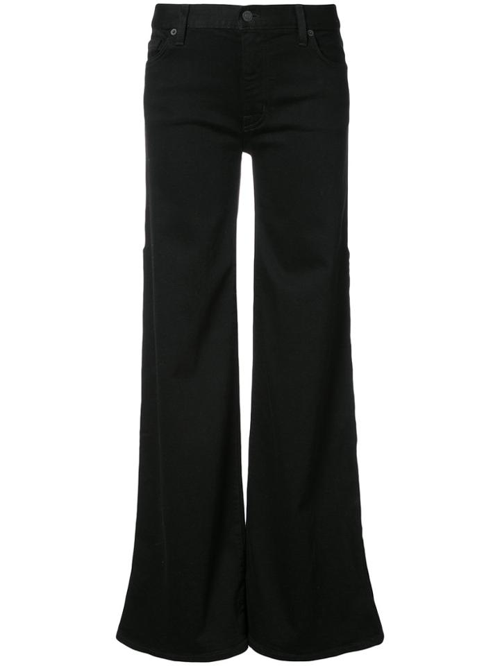 Nili Lotan Flared Denim Jeans - Black