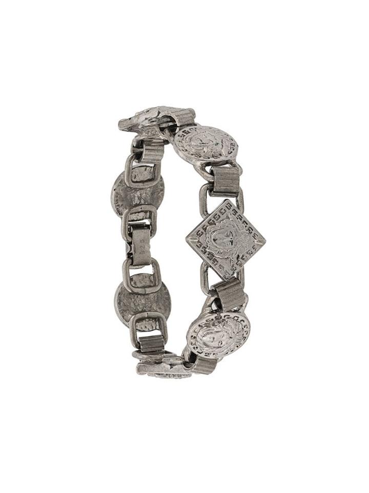 Versace Pre-owned Medusa Mixed Charm Bracelet - Silver