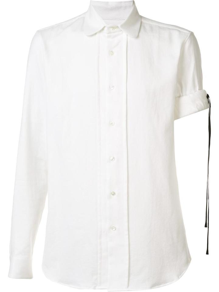 Ann Demeulemeester Grise 'truth' Shirt, Men's, Size: Large, White, Cotton