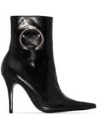 Dorateymur Panther 110mm Ankle Boots - Black