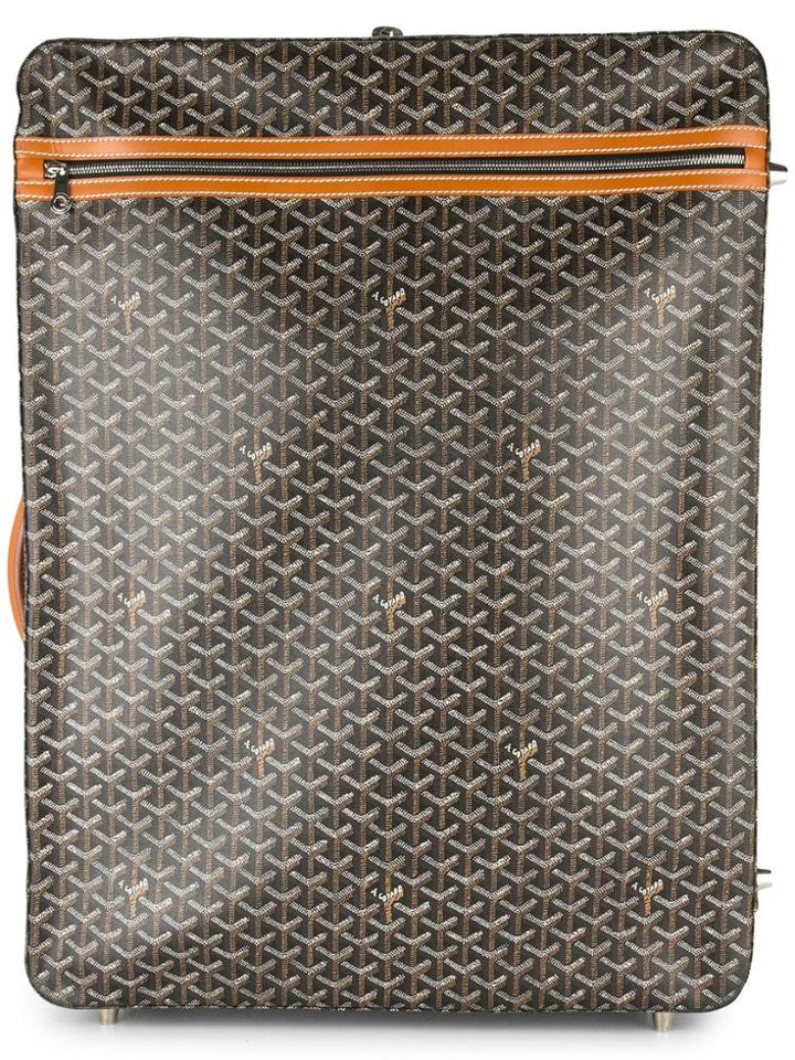 Goyard Vintage Carry On Travel Luggage - Brown