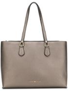 Emporio Armani Logo Tote Bag - Metallic