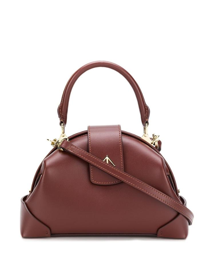 Manu Atelier Demi Top Handle Tote - Brown