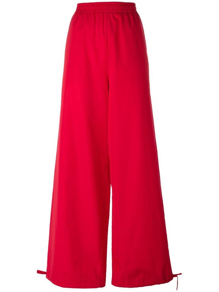 Ports 1961 Palazzo Pants, Women's, Size: 38, Red, Cotton