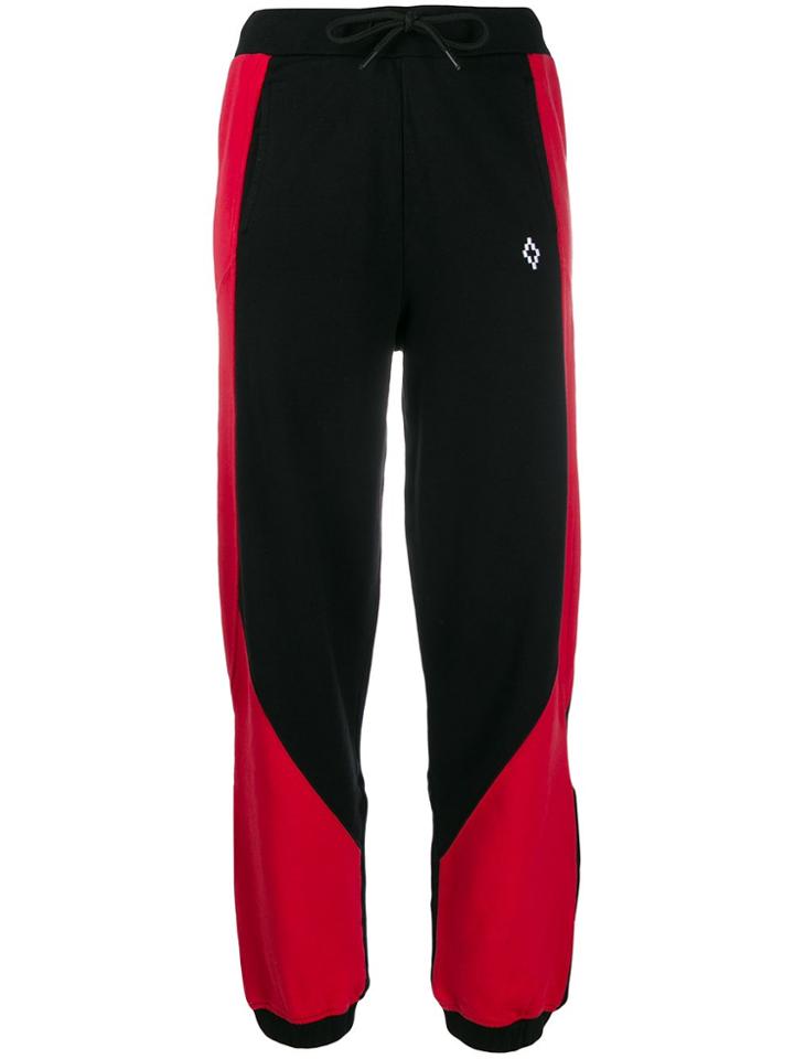 Marcelo Burlon County Of Milan Colour Block Logo Track Pants - Black