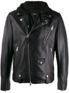 Mackage Layered Leather Jacket - Black
