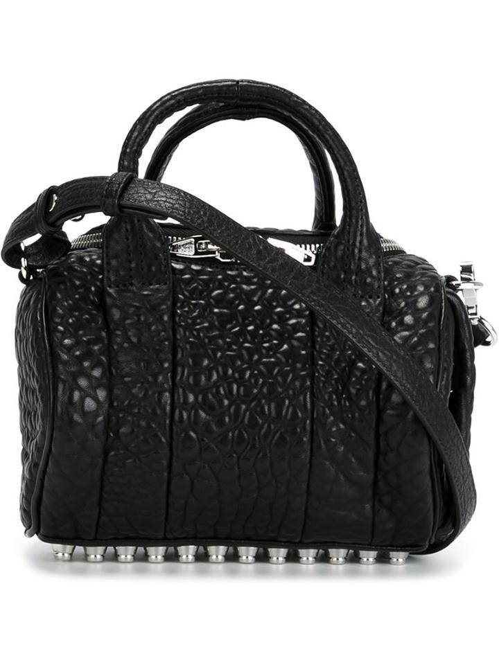 Alexander Wang Mini 'rockie' Tote, Black, Lamb Skin