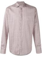 Etro - Geometric Dot Print Shirt - Men - Cotton - M, Red, Cotton