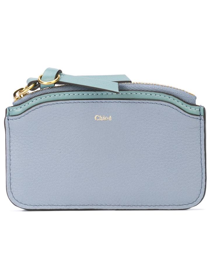 Chloé Chloé Chc17wp971h8j 4e2 Washed Blue Leather/fur/exotic