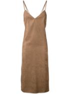 Cityshop Crisscross Strap Dress, Women's, Brown, Polyester