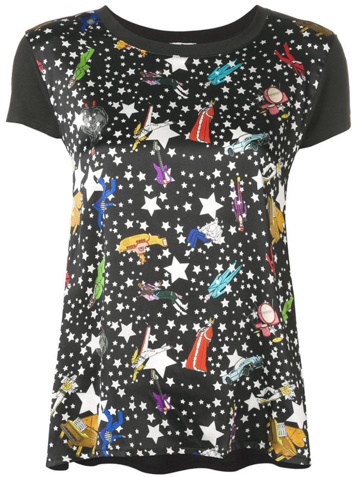 Ultràchic Print T-shirtr - Black