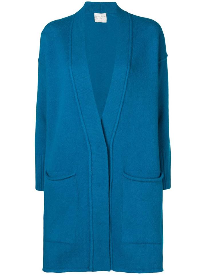 Forte Forte Double Breasted Cardigan - Blue