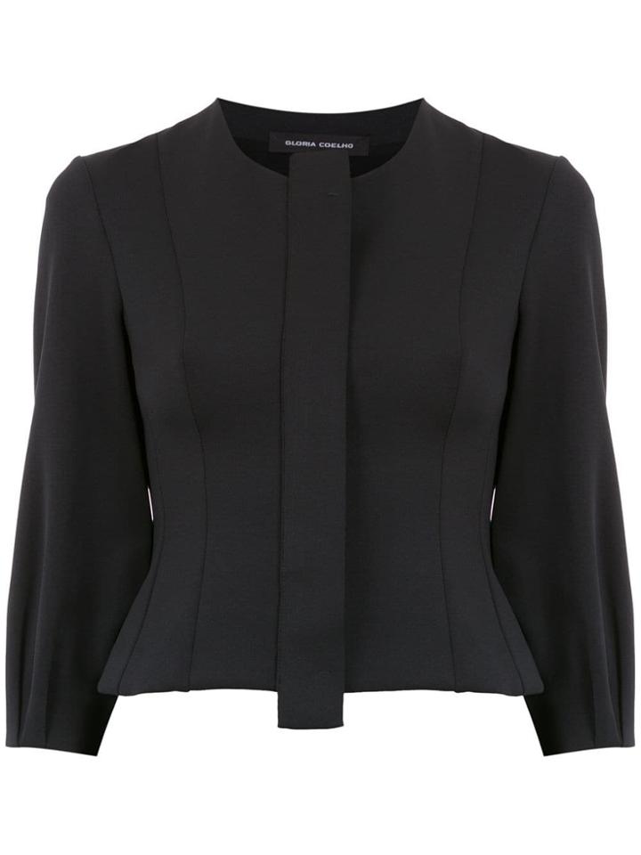 Gloria Coelho Gisele Moraes Cardigan Top - Black