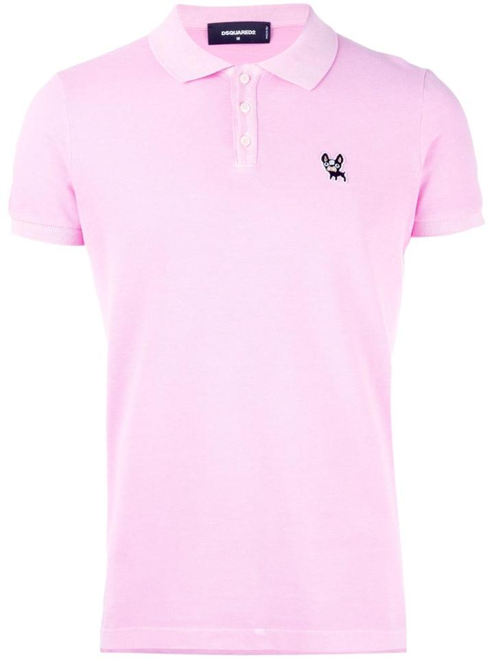 Dsquared2 Dog Polo Shirt - Pink & Purple