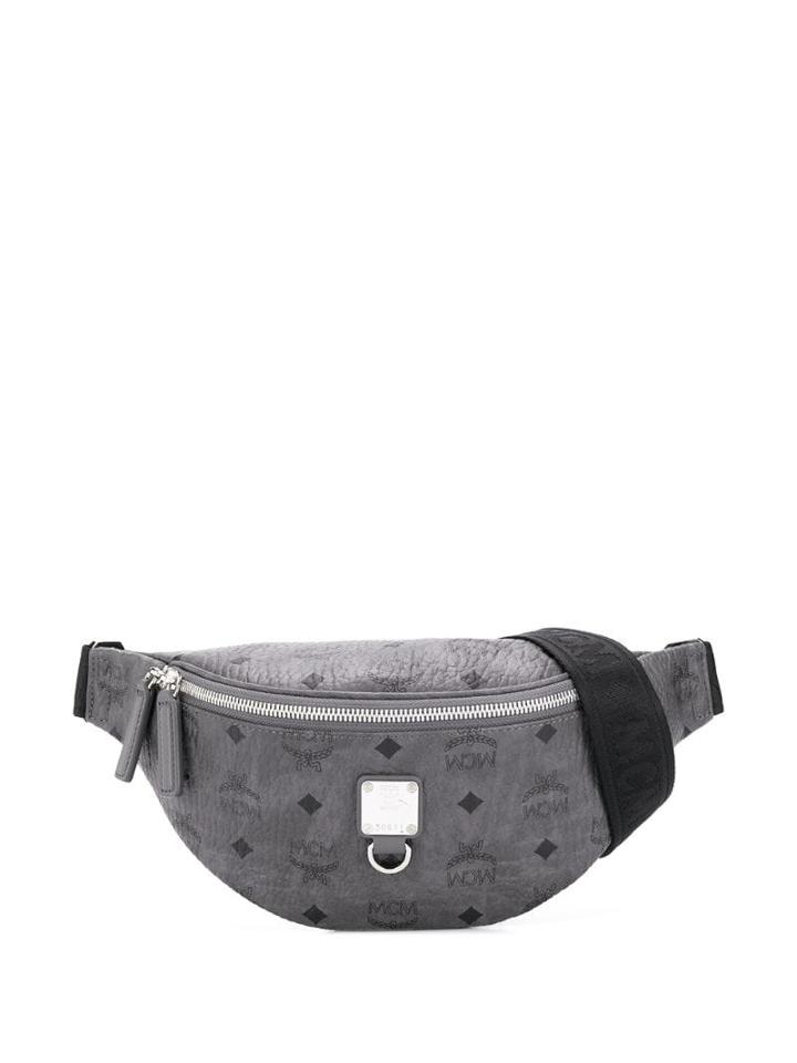Mcm Phant Belt Bag - Grey