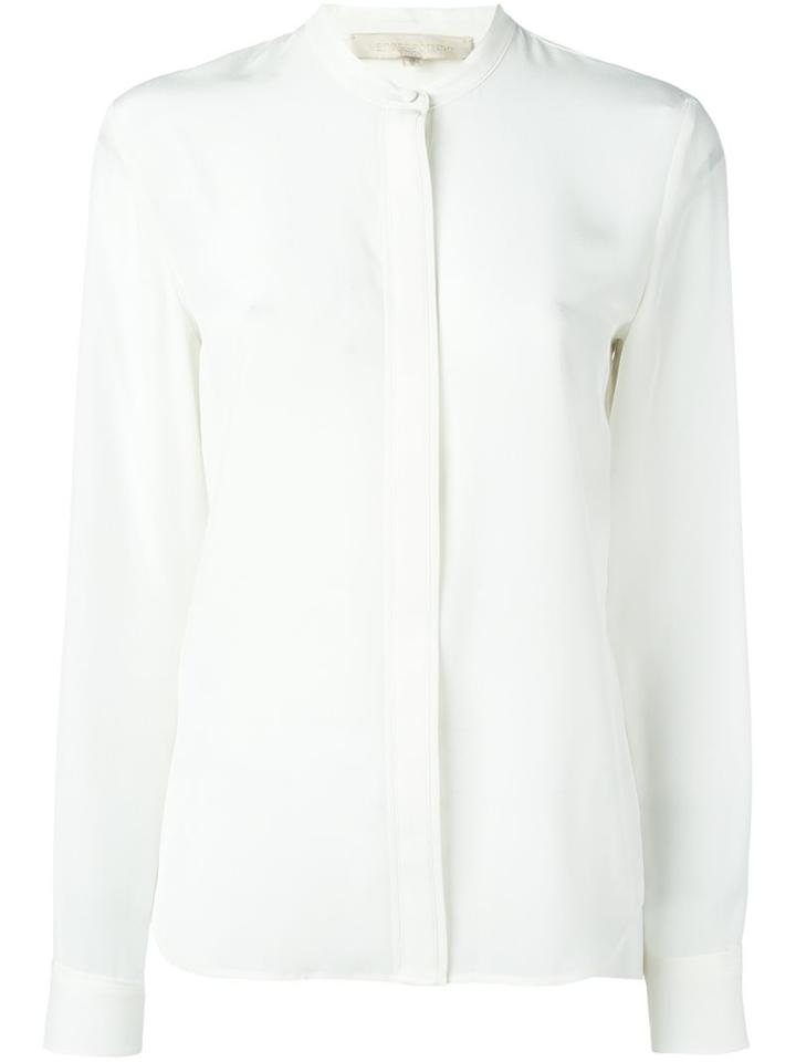 Vanessa Bruno Mandarin Collar Button Down Shirt