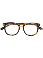 Stella Mccartney Tortoiseshell Square Frame Glasses, Brown, Acetate